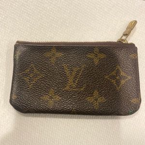 Authentic Vintage Louis Vuitton Monogram Key Cles Coin Pouch Card Holder
